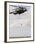 An Air Force Pararescueman Conducts a Combat Insertion and Extraction Exercise in Djibouti, Africa-null-Framed Photographic Print