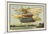 An Air-Mail-Ship-Jean Marc Cote-Framed Art Print