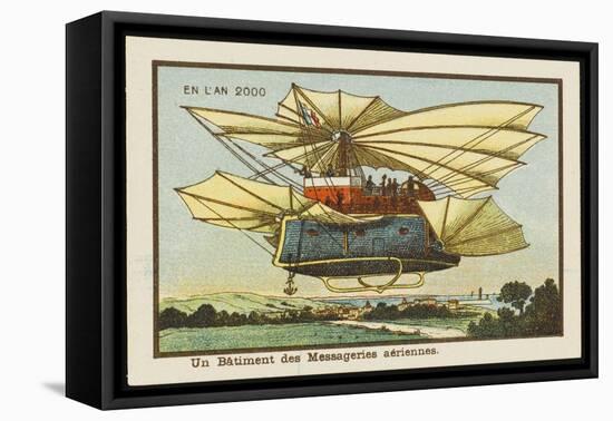 An Air-Mail-Ship-Jean Marc Cote-Framed Stretched Canvas