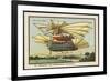 An Air-Mail-Ship-Jean Marc Cote-Framed Premium Giclee Print