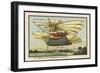 An Air-Mail-Ship-Jean Marc Cote-Framed Art Print