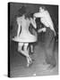 An Aircraft Worker Dancing with His Date at the Lockheed Swing Shift Dance-Peter Stackpole-Stretched Canvas