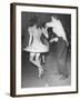 An Aircraft Worker Dancing with His Date at the Lockheed Swing Shift Dance-Peter Stackpole-Framed Photographic Print