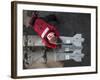 An Airman Moves Ordnance On the Flight Deck of the Aircraft Carrier USS Carl Vinson-Stocktrek Images-Framed Photographic Print