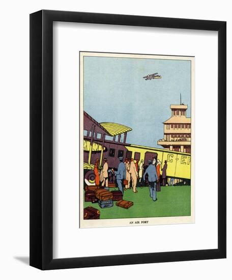 An Airport-null-Framed Art Print