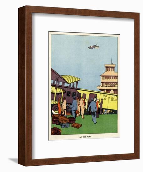 An Airport-null-Framed Art Print