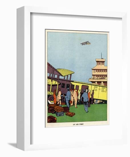 An Airport-null-Framed Art Print