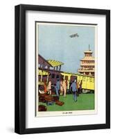 An Airport-null-Framed Art Print