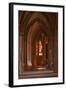 An Aisle in Saint-Cyr-Et-Sainte-Julitte De Nevers Cathedral, Nevers, Burgundy, France, Europe-Julian Elliott-Framed Photographic Print