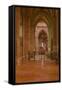 An Aisle in Saint Denis Basilica in Paris, France, Europe-Julian Elliott-Framed Stretched Canvas