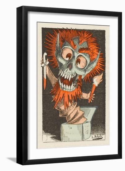 An Alarming View of the Social(-Ist) Peril!-Moloch-Framed Art Print