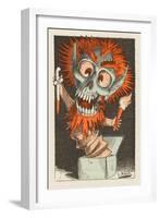 An Alarming View of the Social(-Ist) Peril!-Moloch-Framed Art Print