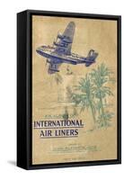 An Album of International Air Liners-null-Framed Stretched Canvas