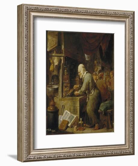 An Alchemist, 1631-1640-David Teniers the Younger-Framed Giclee Print