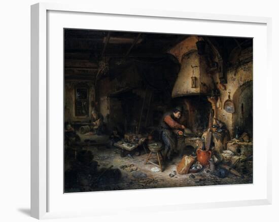 'An Alchemist,' 1661-Adriaen Van Ostade-Framed Giclee Print