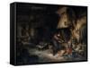 'An Alchemist,' 1661-Adriaen Van Ostade-Framed Stretched Canvas