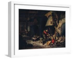 'An Alchemist', 1661-Adriaen Van Ostade-Framed Giclee Print