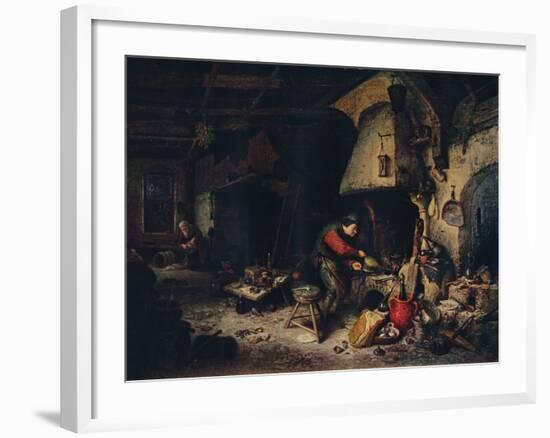 'An Alchemist', 1661-Adriaen Van Ostade-Framed Giclee Print