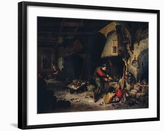 'An Alchemist', 1661-Adriaen Van Ostade-Framed Giclee Print