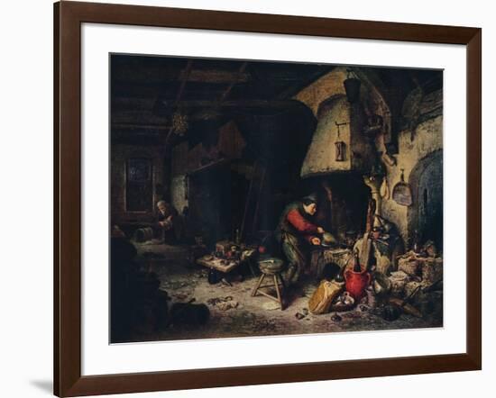 'An Alchemist', 1661-Adriaen Van Ostade-Framed Giclee Print