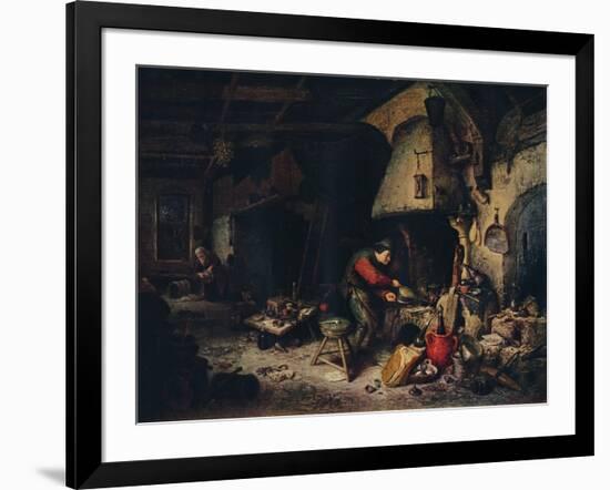 'An Alchemist', 1661-Adriaen Van Ostade-Framed Giclee Print