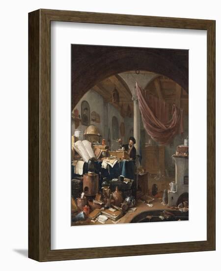 An Alchemist in His Study-Thomas Wyck-Framed Giclee Print