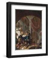 An Alchemist in His Study-Thomas Wyck-Framed Giclee Print