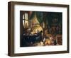 An Alchemist in His Workshop-David Teniers the Younger-Framed Premium Giclee Print