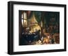 An Alchemist in His Workshop-David Teniers the Younger-Framed Premium Giclee Print