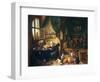 An Alchemist in His Workshop-David Teniers the Younger-Framed Premium Giclee Print