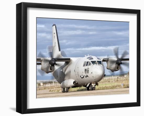 An Alenia C-27J Spartan of the Italian Air Force-Stocktrek Images-Framed Photographic Print