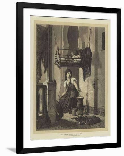 An Algerian Mother-null-Framed Giclee Print