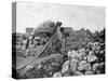 An Algerian Soldier on Sentry Duty, Artois, France, 1915-null-Stretched Canvas