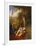 An Algerian Woman and Her Servant in a Garden-Charles Theodore Frere-Framed Giclee Print