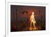 An Alien Light Being-null-Framed Art Print