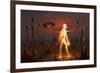 An Alien Light Being-null-Framed Art Print