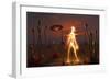 An Alien Light Being-null-Framed Art Print