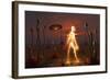 An Alien Light Being-null-Framed Art Print