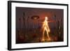 An Alien Light Being-null-Framed Art Print