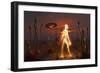 An Alien Light Being-null-Framed Premium Giclee Print