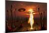 An Alien Light Being-null-Mounted Premium Giclee Print