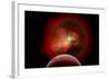 An Alien Planet and its Nebulous Sun-null-Framed Art Print