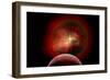 An Alien Planet and its Nebulous Sun-null-Framed Premium Giclee Print