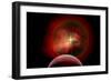 An Alien Planet and its Nebulous Sun-null-Framed Premium Giclee Print