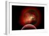 An Alien Planet and its Nebulous Sun-null-Framed Premium Giclee Print