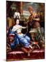 An Allegory of America Paying Homage to Europe-Pierre Mignard-Mounted Giclee Print