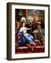 An Allegory of America Paying Homage to Europe-Pierre Mignard-Framed Giclee Print