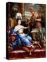 An Allegory of America Paying Homage to Europe-Pierre Mignard-Stretched Canvas