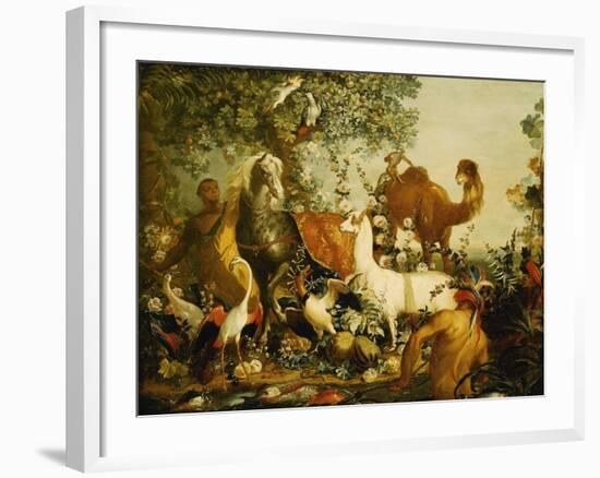 An Allegory of Asia-Alexandre-Francois Desportes-Framed Giclee Print