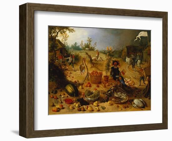 An Allegory of Autumn-Sebastian Vrancx-Framed Giclee Print